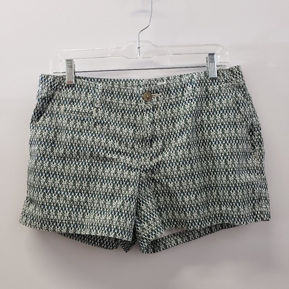 Gap Summer Short Green Geo SZ 8